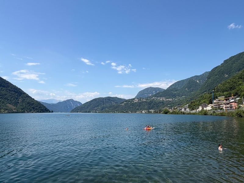 Il Lago di Lugano a Capolago